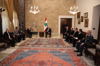 Ambassador Iassen Tomov presented his letters of credence to General Joseph Aoun, President of the Lebanese Republic